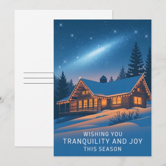 Joy This Season – クリスマスカード (正面/裏面)