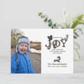 Joy to the Squirrls写真クリスマス シーズンカード (スタンド正面)