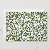 Joy To The Worldリース写真クリスマス シーズンカード (裏面)