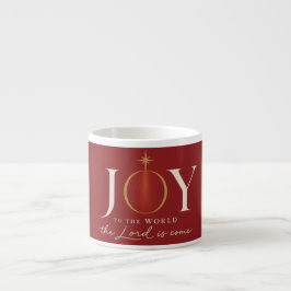  JOY TO THE WORLD | キリスト教のクリスマス エスプレッソカップ