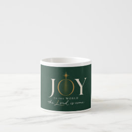  JOY TO THE WORLD | キリスト教のクリスマス エスプレッソカップ