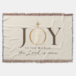 JOY TO THE WORLD | キリスト教のクリスマス スローブランケット
