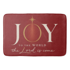 JOY TO THE WORLD | キリスト教のクリスマス バスマット
