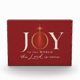 JOY TO THE WORLD | キリスト教のクリスマス フォトブロック