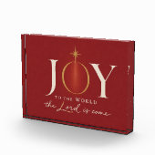 JOY TO THE WORLD | キリスト教のクリスマス フォトブロック (右)