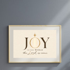  JOY TO THE WORLD | キリスト教のクリスマス ポスター