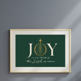  JOY TO THE WORLD | キリスト教のクリスマス ポスター