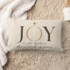 JOY TO THE WORLD | キリスト教のクリスマス ランバークッション