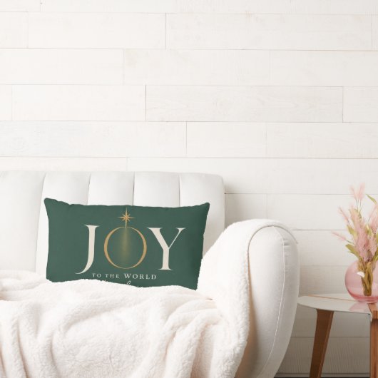 JOY TO THE WORLD | キリスト教のクリスマス ランバークッション (ソファ)