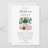 Joy to the World クリスマス 招待状 (正面)