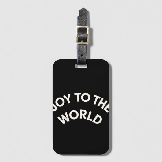 Joy to the World ラゲッジタグ (正面縦)