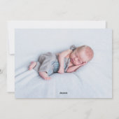 Joy to the World 2フォトベビー誕生 シーズンカード (裏面)