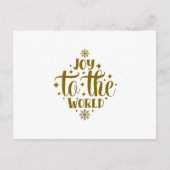 Joy to the World Christmas ポストカード (正面)