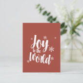 Joy to the World Christmas Card  シーズンポストカード (スタンド正面)