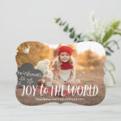 Joy to the World Holidayフォトカード シーズンカード (スタンド正面)
