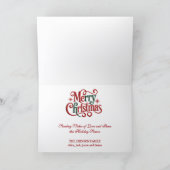 Joy To the World Holy Family シーズンカード (内部)