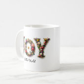 JOY to the World Muggs コーヒーマグカップ (正面左)