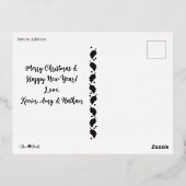 Joy To The World Photo Foil Holidayはがき 箔シーズンポストカード (裏面)