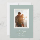 Joy To The World Photo Holiday Card シーズンカード (正面)