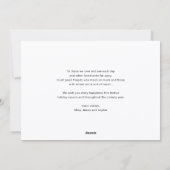 Joy to the World Quote Rustic Taupe Green Photo シーズンカード (裏面)