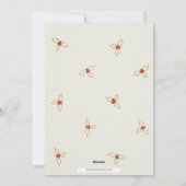 Joy To The World Scriptの写真カスタムへ シーズンカード (裏面)