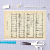 Joy To The World Sheet Music DW3 Decoupage 薄葉紙 (クラフト)