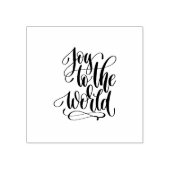 Joy to the World Stamp ラバースタンプ (インプリント)
