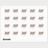 JOY to the World Stickers ラウンドシール (シート)