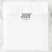 JOY to the World Stickers ラウンドシール (バッグ)