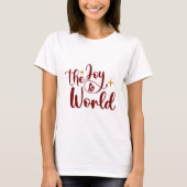 Joy to the world tシャツ (正面)