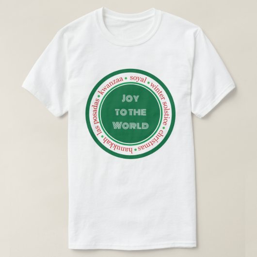 Joy to the World T Shirt Tシャツ (デザイン正面)