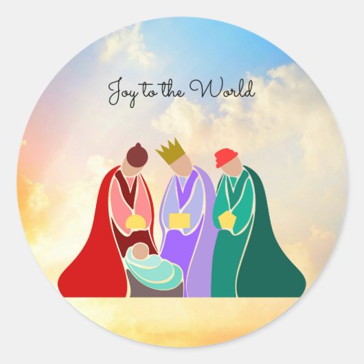 Joy to the World, The Three Wise Men, ラウンドシール (正面)