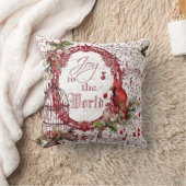 Joy to the world throw pillow クッション (ブランケット)