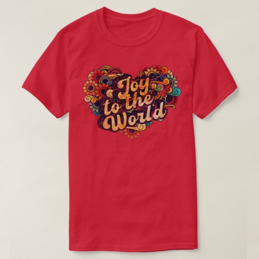 JOY TO THE WORLD VIGNETTEヴィンテージ Tシャツ (デザイン正面)