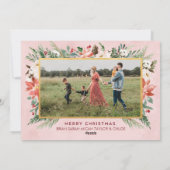 Joy to the World Waterカラーフローラ写真 シーズンカード (裏面)