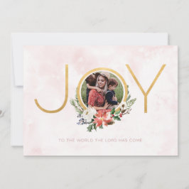 Joy to the World Waterカラーフローラ写真 シーズンカード