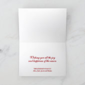 Joy To the World Yarn (Faux, Not actual Yarn) シーズンカード (内部)