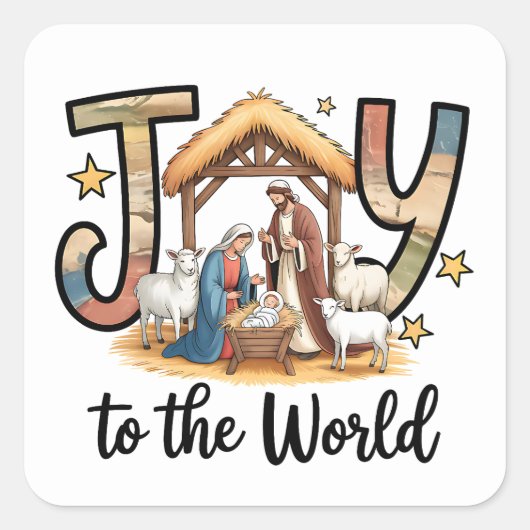 Joy To World ステッカー (正面)