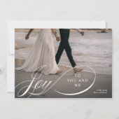 Joy to You and Me Holidayフォトカード シーズンカード (正面)