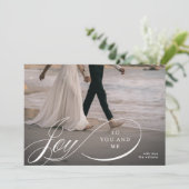 Joy to You and Me Holidayフォトカード シーズンカード (スタンド正面)