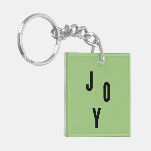 Joy typography キーホルダー (正面左)