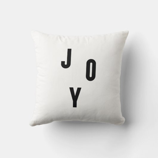 Joy typography クッション (裏面)