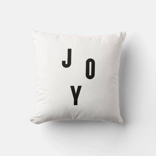 Joy typography クッション (正面)