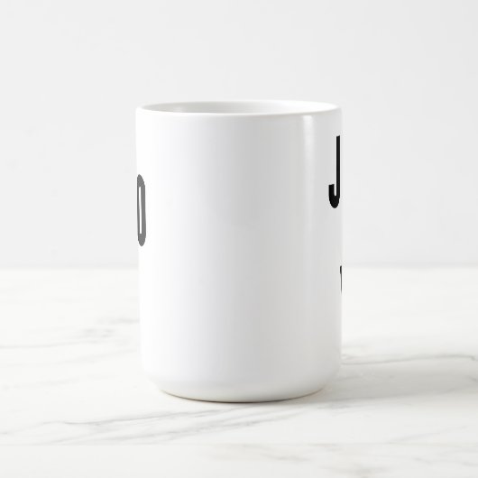 Joy typography コーヒーマグカップ (中央)