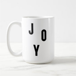 Joy typography コーヒーマグカップ