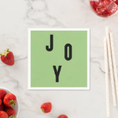 Joy typography スタンダードカクテルナプキン (インサイチュ)