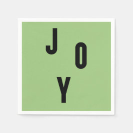 Joy typography スタンダードカクテルナプキン
