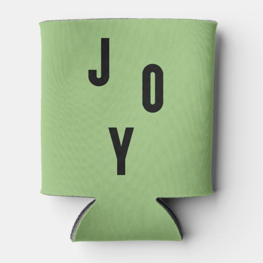 Joy typography 缶クーラー (正面)