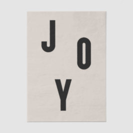 Joy typography 薄葉紙