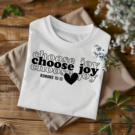 Joy Women and Children 男性へ Christianを選ぶ Tシャツ
